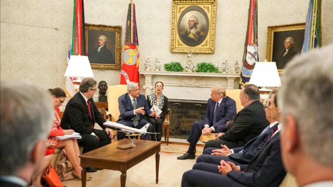 10 frases de AMLO y Trump en el discurso conjunto desde la Casa Blanca