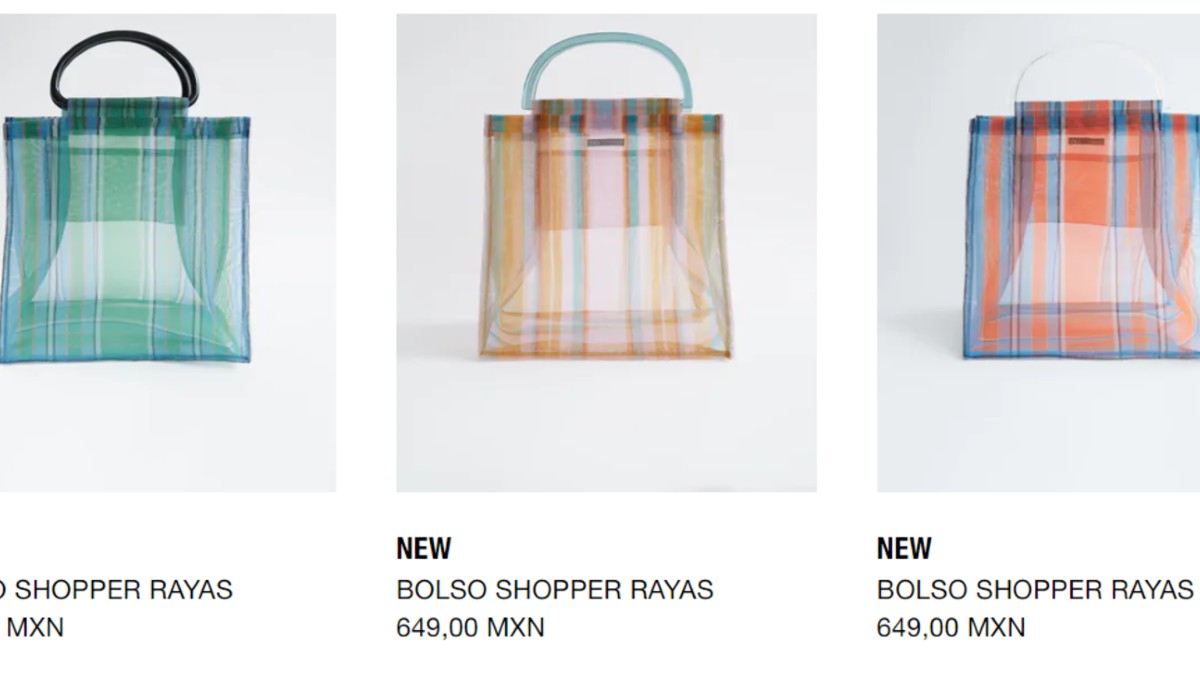 Zara retiró sus “carísimas” bolsas de mercado tras polémica en redes