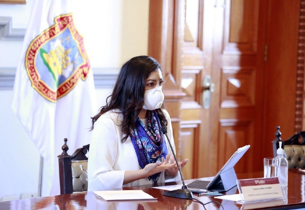 Reapertura del Centro Histórico será condicionada: Claudia Rivera