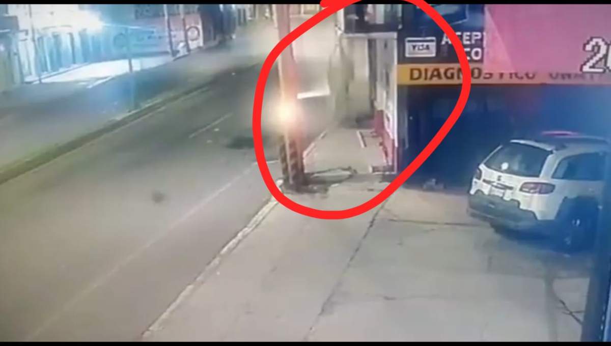 ¿Usted que opina? La Santa Muerte habría aparecido tras terrible accidente (Video)