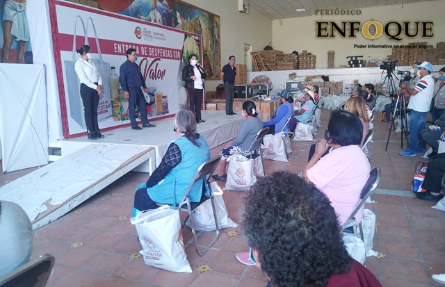 De marzo a la fecha gobierno de San Andrés Cholula ha entregado más de 20 mil despensas 