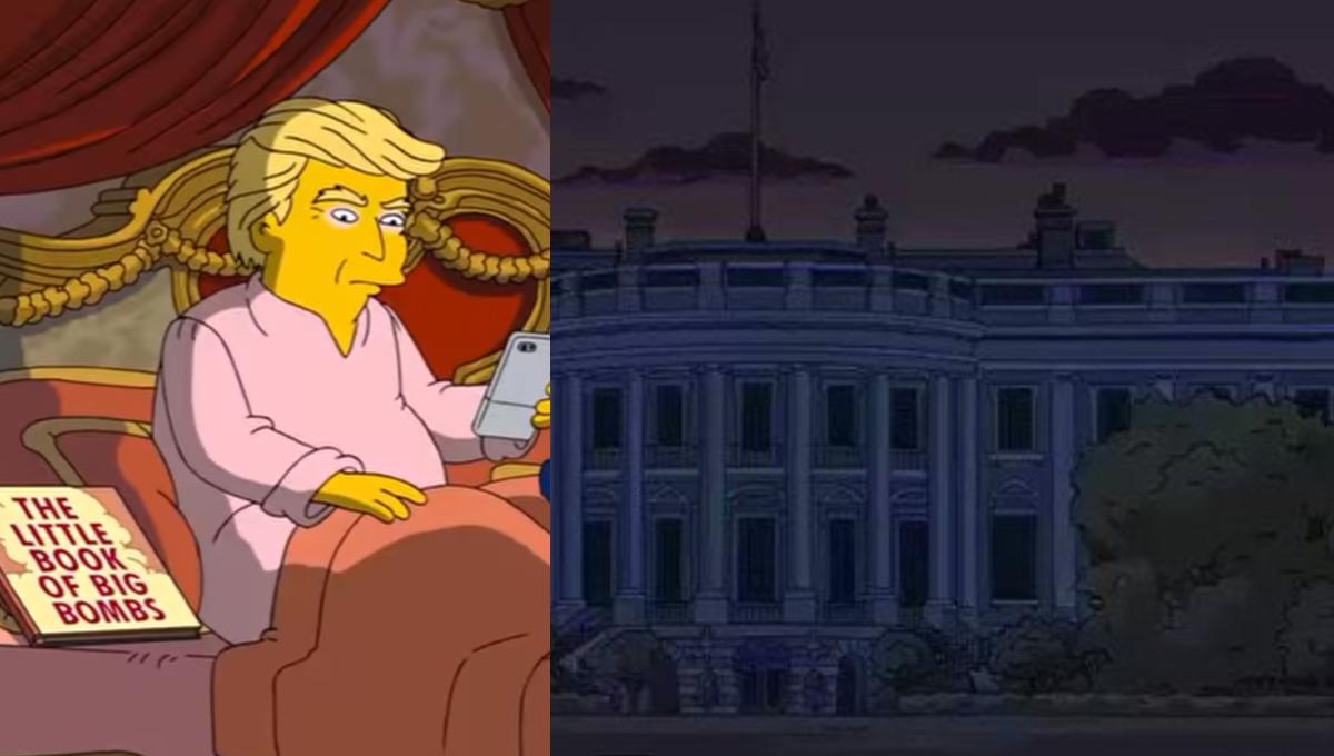 ¡De no creer! Los Simpson predijeron “apagón” de luces en la Casa Blanca (Video)