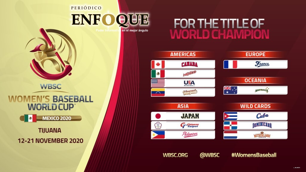 México recibirá el Mundial Femenil de Béisbol en noviembre