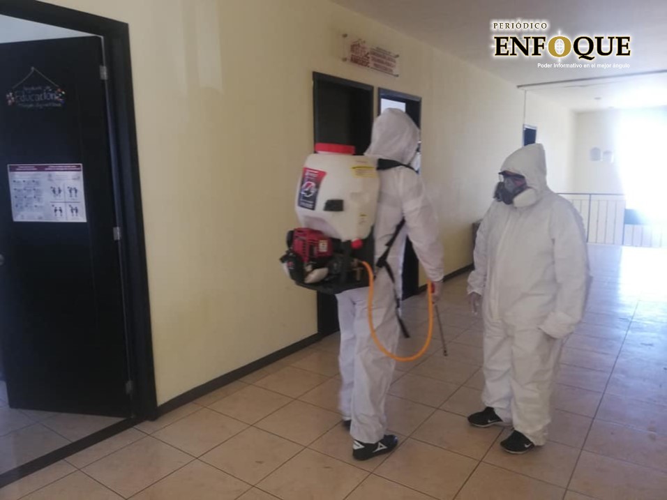 Por aumento de casos intensifican trabajos de sanitización en Amozoc; se registran 53 contagios y 8 defunciones por Covid-19