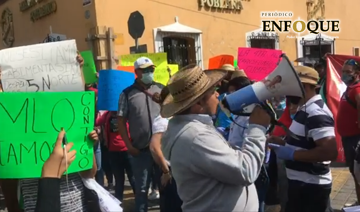 protesta vs AMLO Cholula 17 06 2020