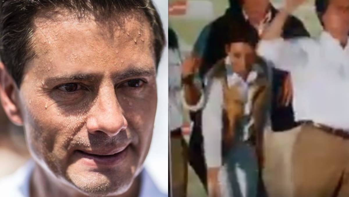 ¿Accidente? La vez que Peña Nieto le pegó a Angélica Rivera frente a todos (Video)