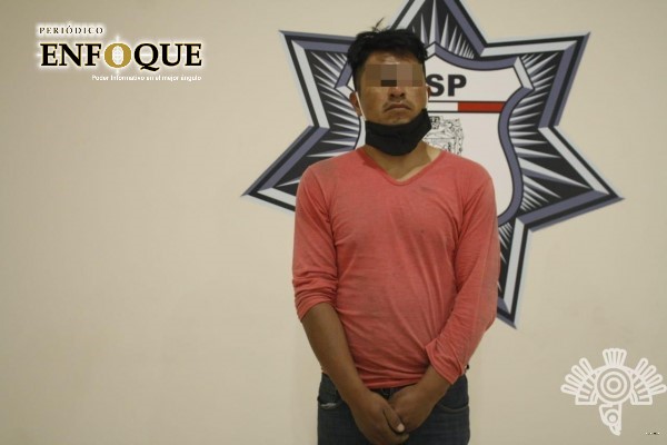 Capturan a narcomenudista de “La Patrona” en Amozoc