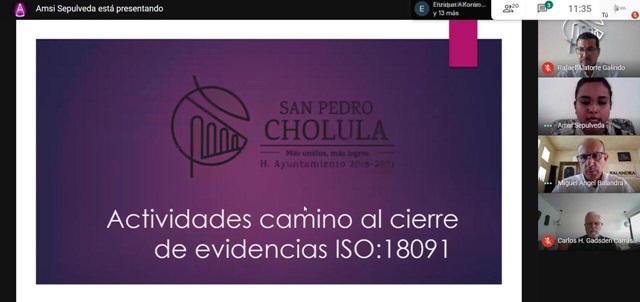 Confía San Pedro Cholula obtener certificación internacional ISO 18091 antes de octubre 