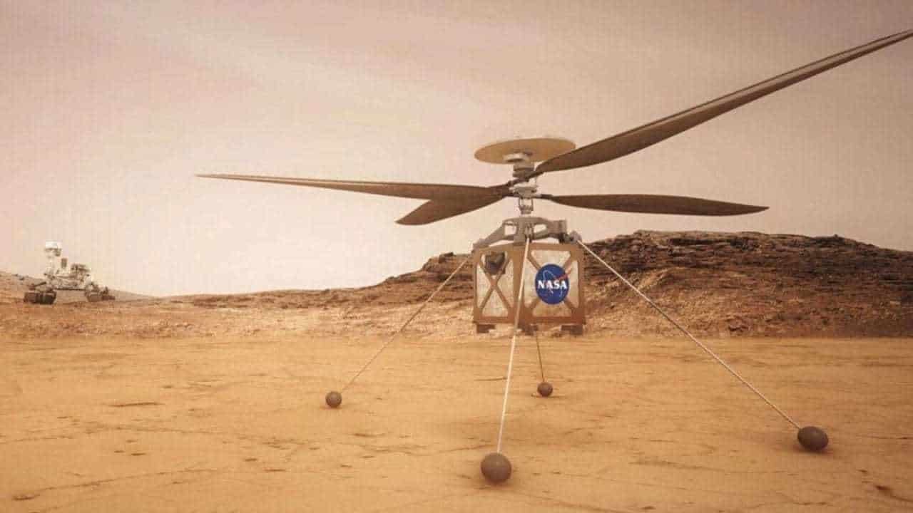 Ingenuity, el primer 'helicóptero' que sobrevolará Marte en 2021