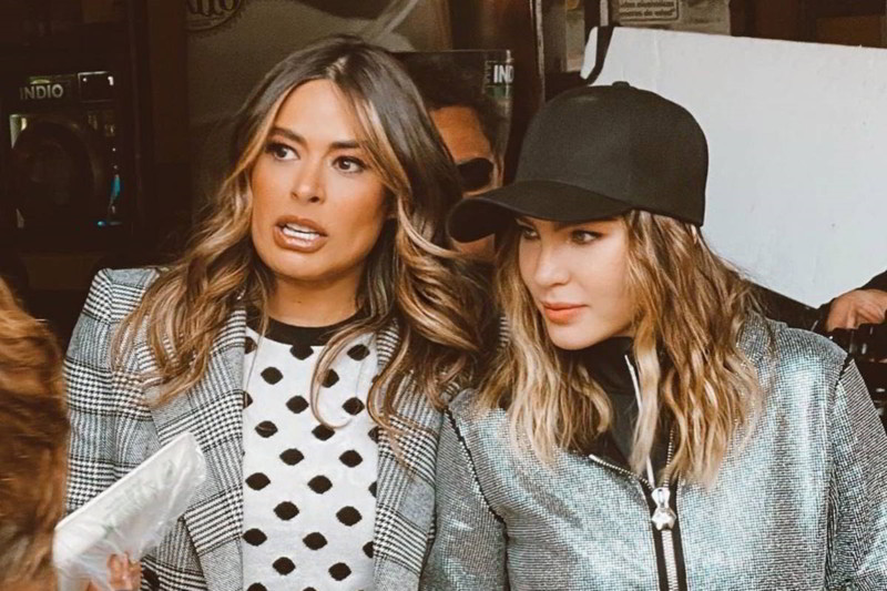 Galilea Montijo inyecta a Belinda contra influenza