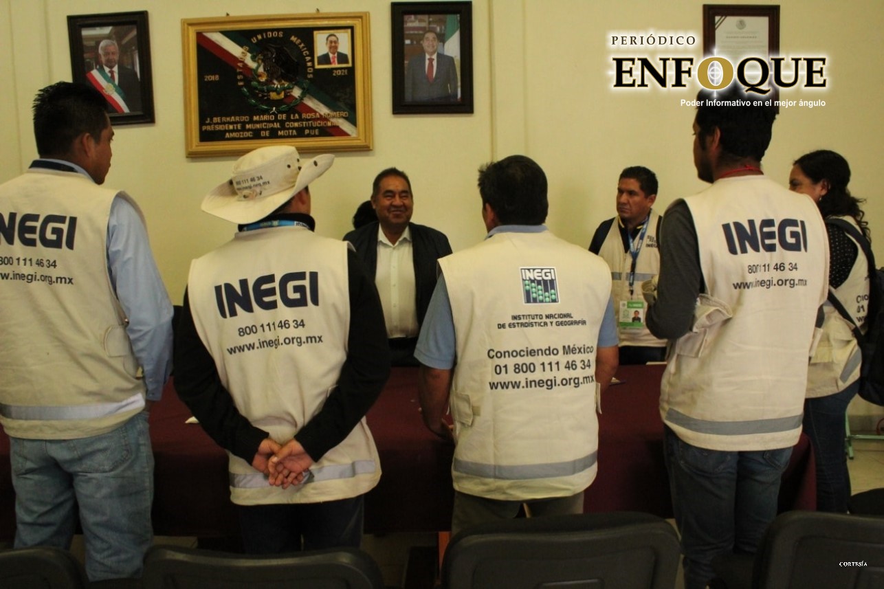 INEGI inicia Censo de población y Vivienda 2020 en Amozoc