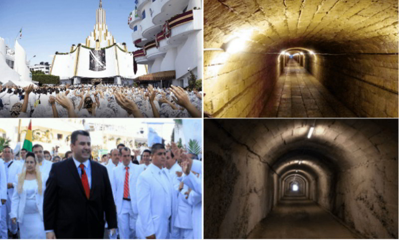 Revelan túneles debajo de iglesia de la Luz del Mundo para escapes