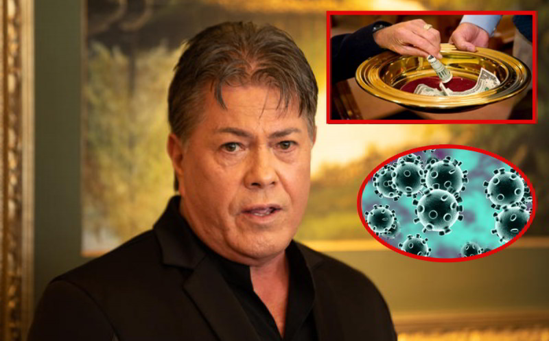 Pagar el diezmo evita contagiarse de coronavirus, asegura un pastor