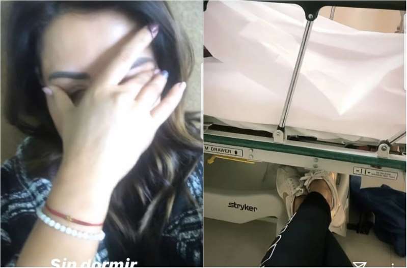 Mariana Echeverría acompaña a la esposa de Renato Ibarra en el hospital