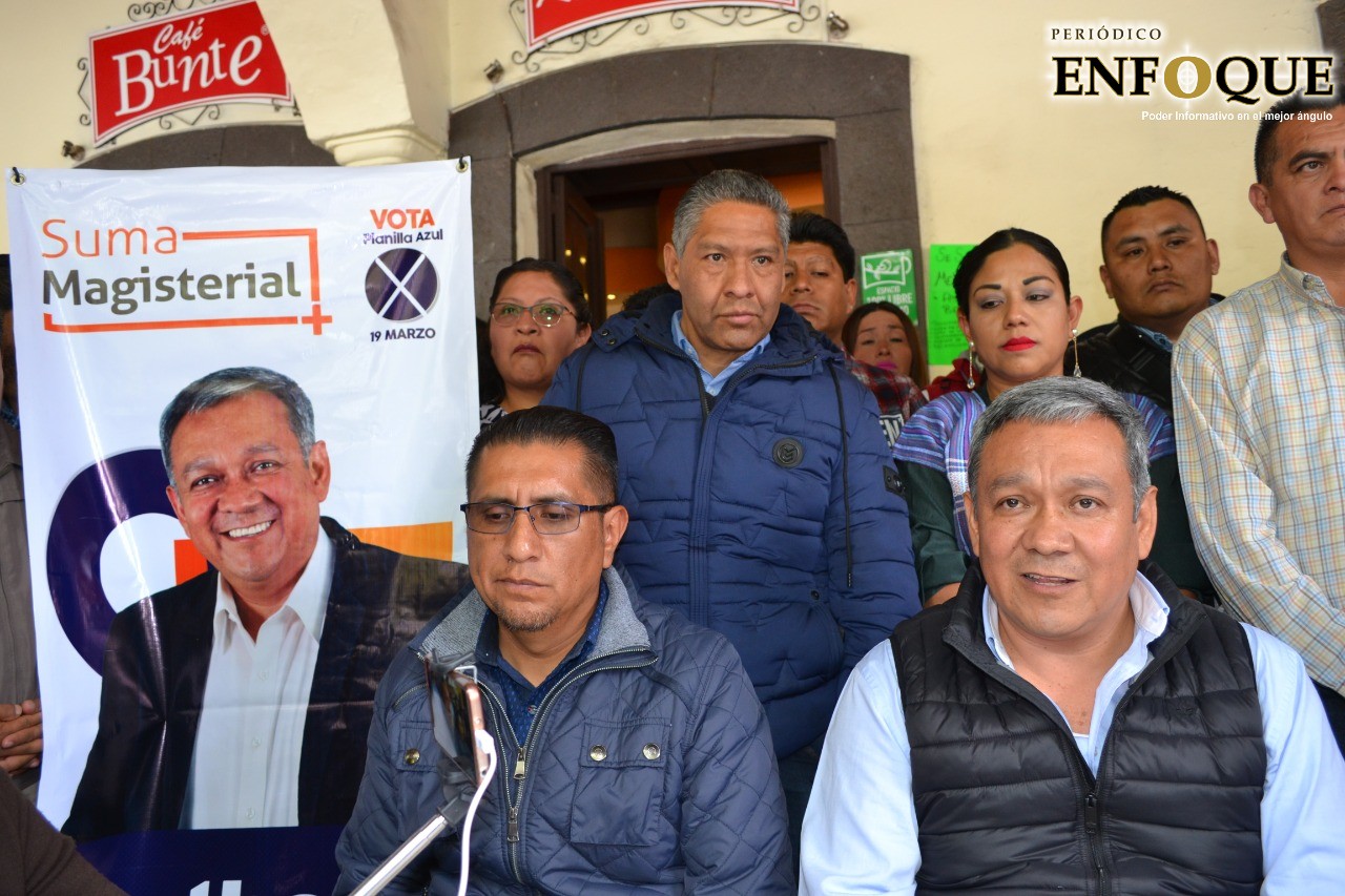 Afirma Cutberto Chávez que 80% de agremiados lo apoyan