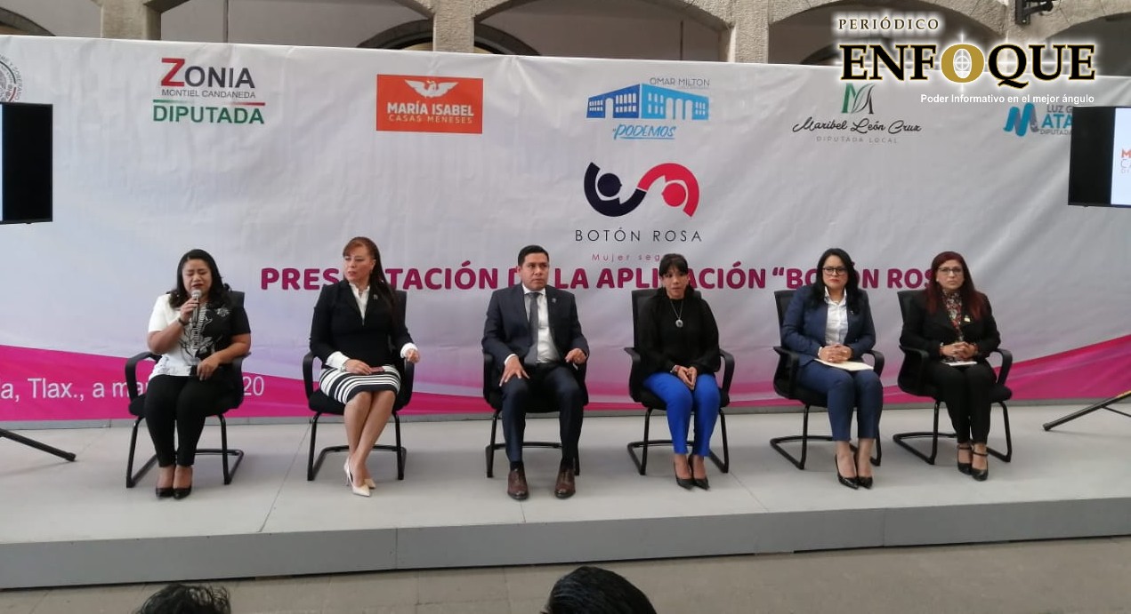 Llega “Botón Rosa”, app de seguridad para mujeres en Tlaxcala
