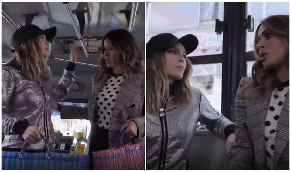 Belinda viaja en camión con Galilea Montijo y le invita unas garnachas