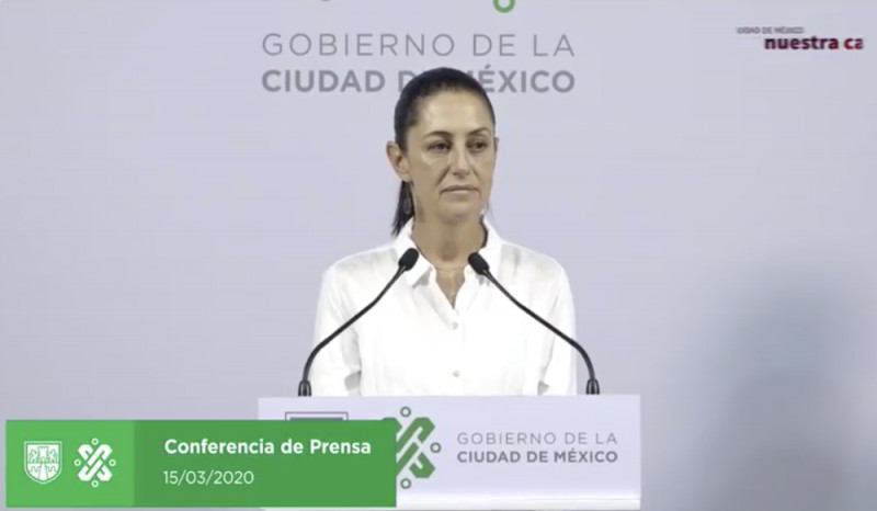 Sheinbaum anuncia inversión de 100 mdp para atender emergencia COVID-19