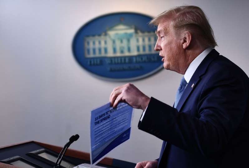 EU podría encaminarse a una recesión por coronavirus, reconoce Trump