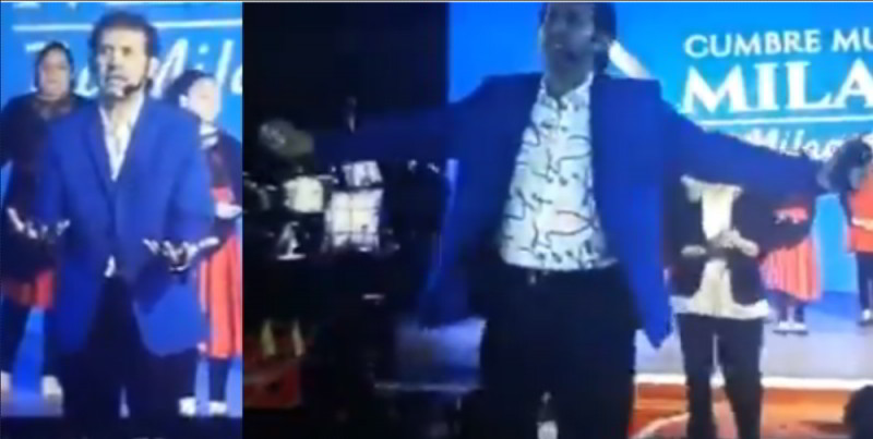 Pastor vende gel antibacterial en mil pesos el botecito “para vencer la muerte” (VIDEO)