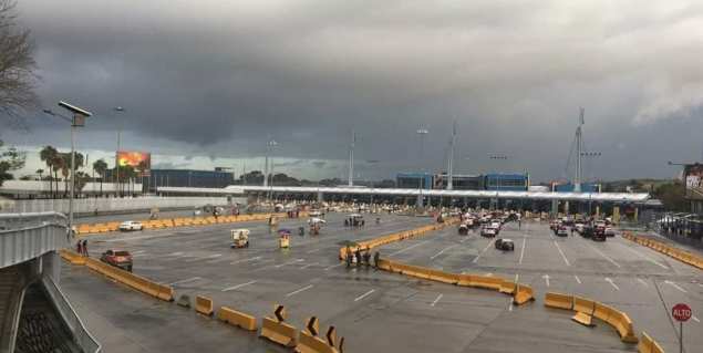 Así se ven las fronteras México-Estados Unidos después del anuncio del cierre