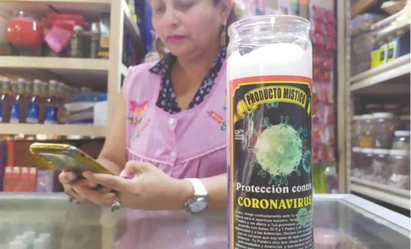 Temor al Covid-19 aumenta ventas de veladoras