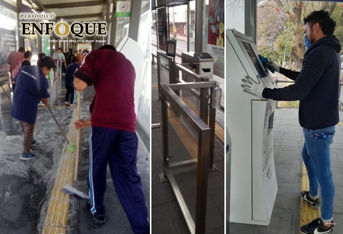 RUTA realiza desinfección profunda ante coronavirus (Video)