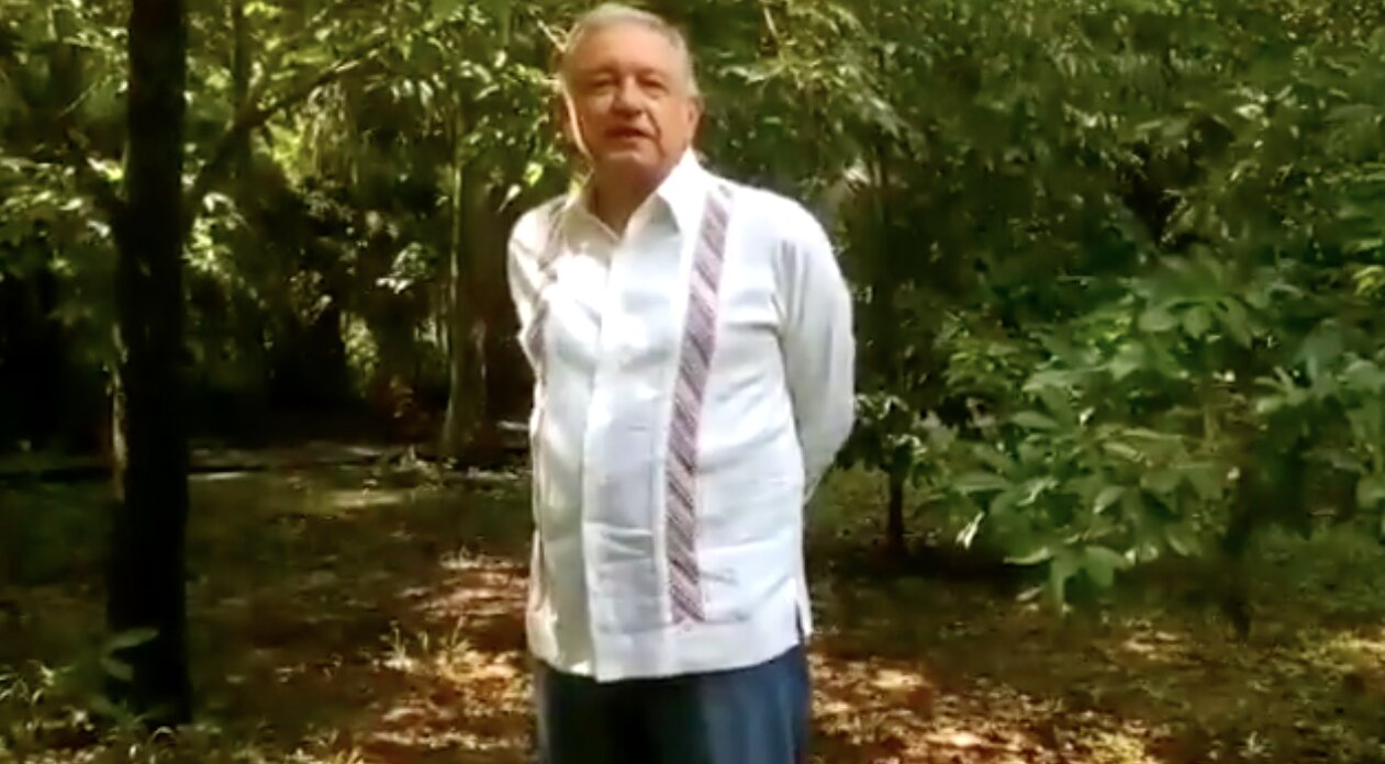 Vamos bien en la lucha contra el coronavirus, dice AMLO (Video)