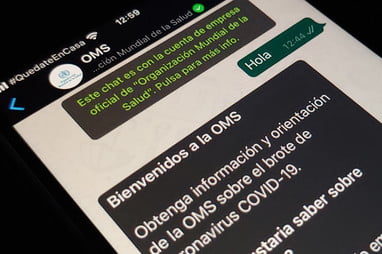 OMS lanza servicio por WhatsApp para informarte sobre el coronavirus