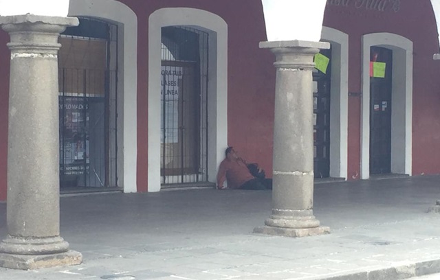 Alarma persona con temperatura alta y tos en portales de San Pedro Cholula en plena pandemia 