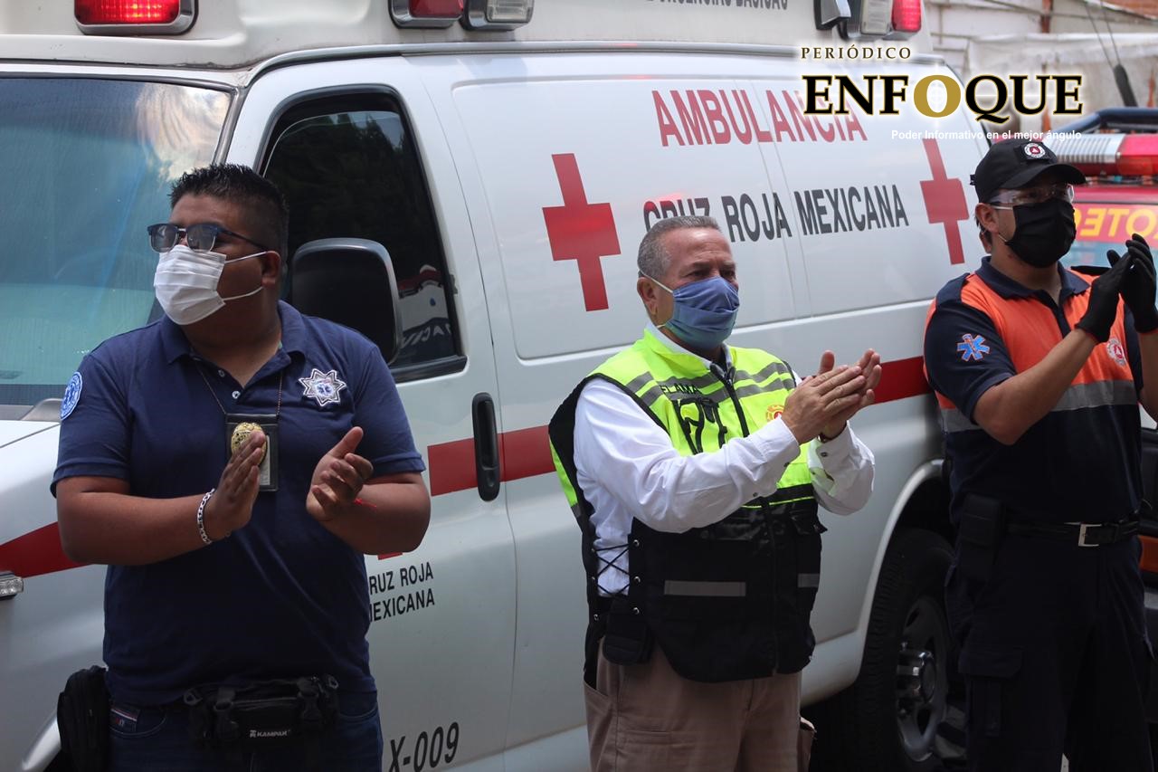 Reconocen a médicos que atienden a pacientes con Covid 19