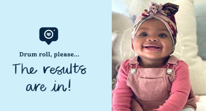 Magnolia es la primera bebé adoptada en ser elegida como la cara de Gerber