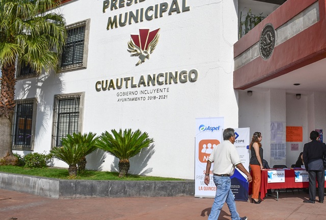 Aplicarán descuento del 50 y 25% a trabajadores del ayuntamiento de Cuautlancingo 