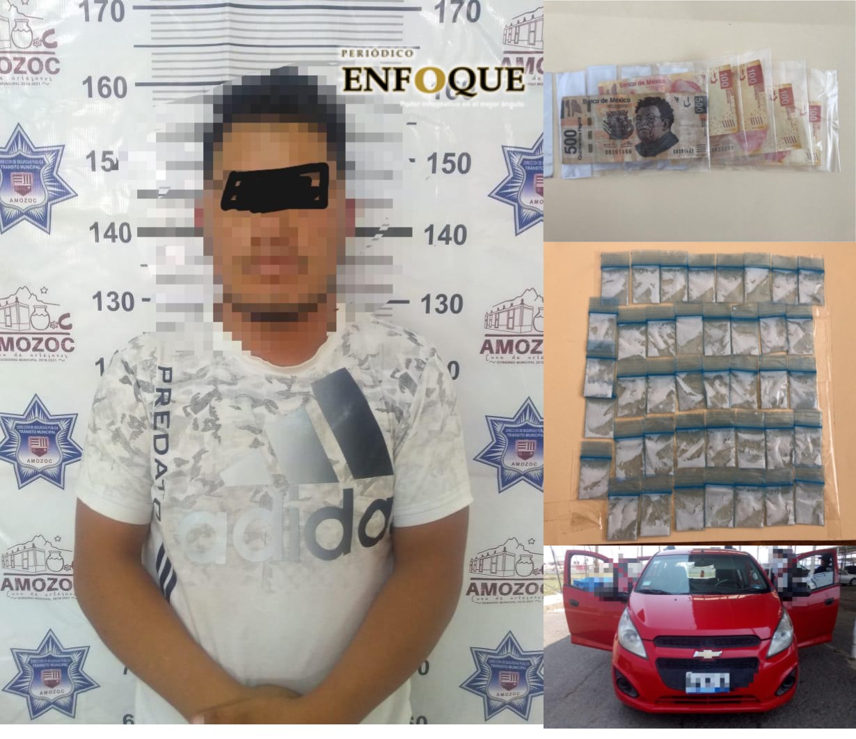 Detiene Policía de Amozoc a sujeto acusado de robo