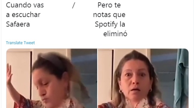 Hoy no llegó su tiburón: Eliminan ‘Safaera’ de Spotify e internet estalla en memes