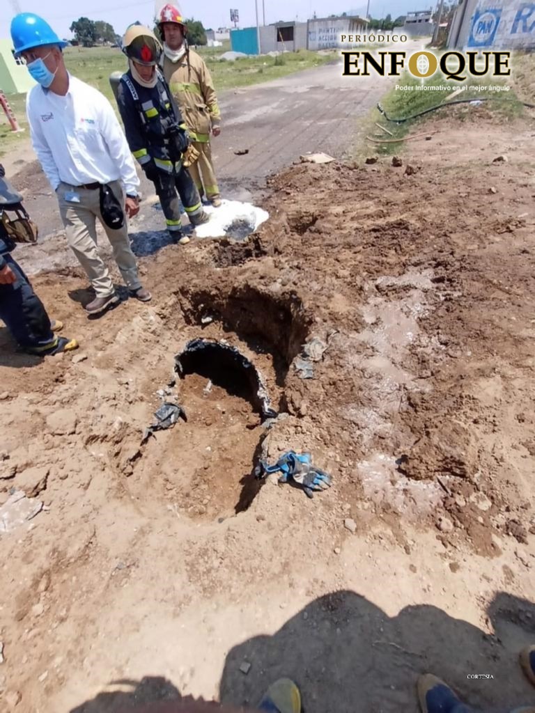 Controlan fuga de gas Lp en Amozoc; más de 10 horas de trabajo
