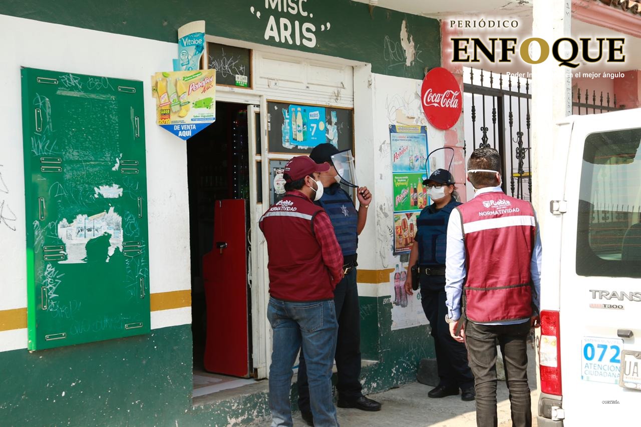 Continúan inspecciones de Normatividad para inhibir la venta de bebidas alcohólicas