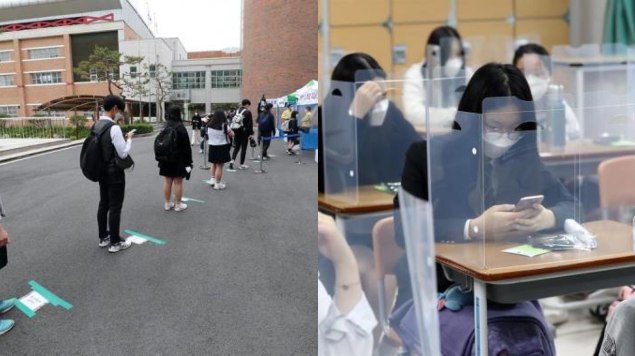 ¡Regresan a clases en Corea del Sur!.. pero bajo estrictas medidas sanitarias