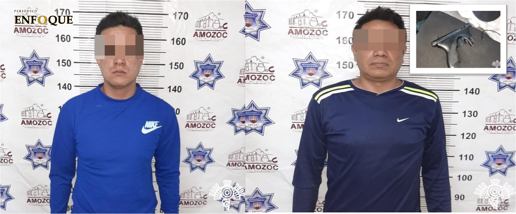 Detienen a tres presuntos asaltantes en Amozoc, gracias a denuncias ciudadanas