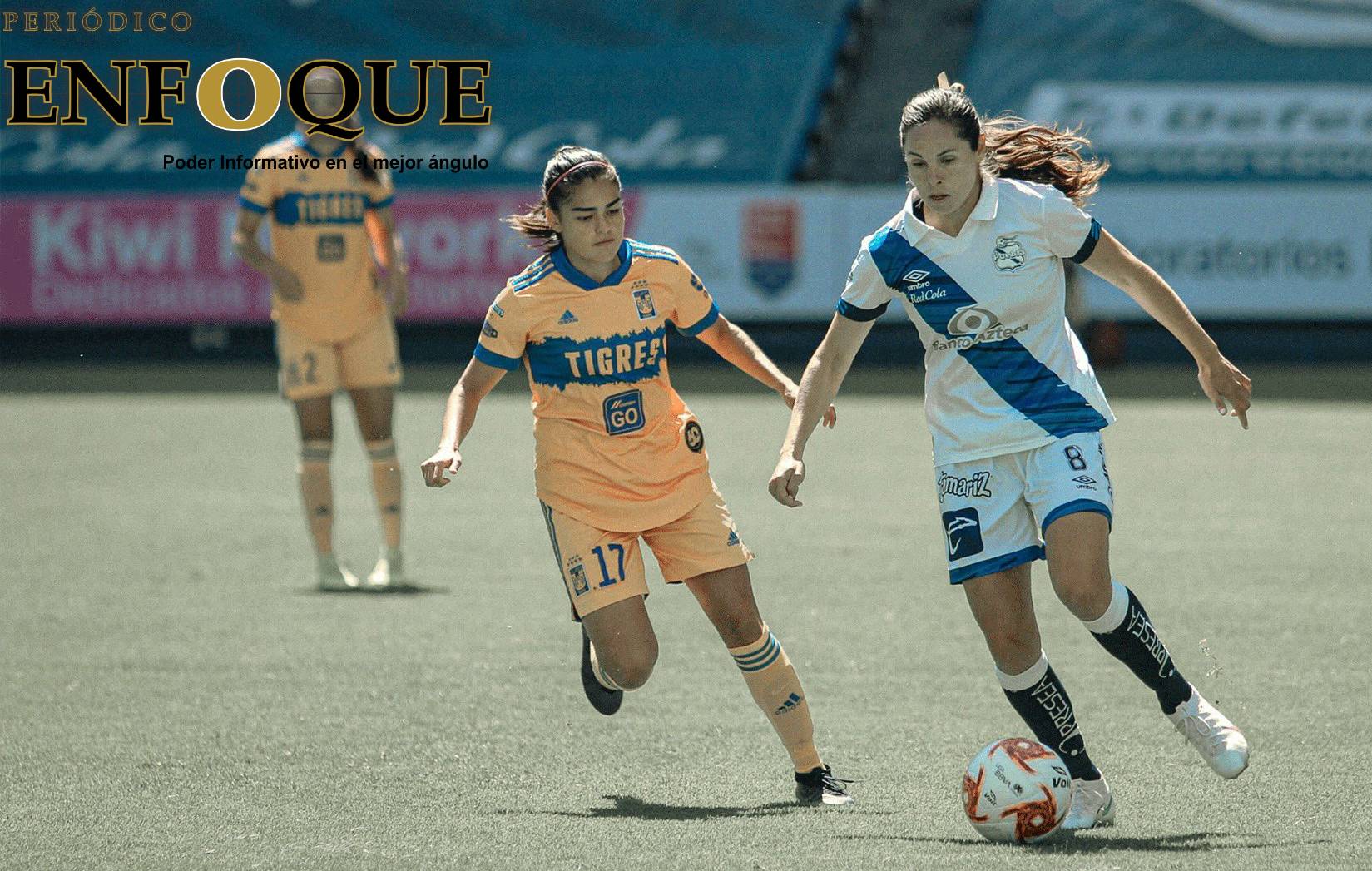 El Club Puebla femenil es goleada por las líderes generales del torneo.