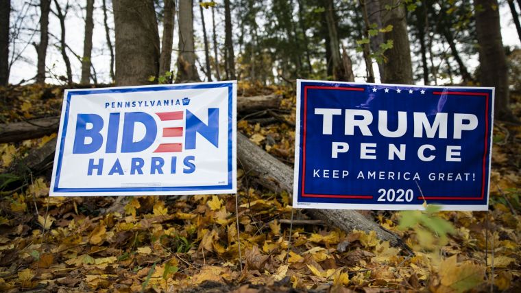 Así van Donald Trump y Joe Biden en las encuestas a un día de la elección