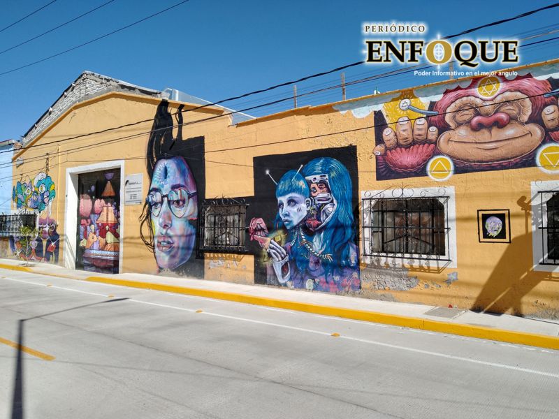 Pintan murales en Cholula en homenaje a Christian Zacek "Milamores" 