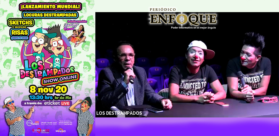 Los Destrampados, Show Online. Domingo, 08 de noviembre de 2020