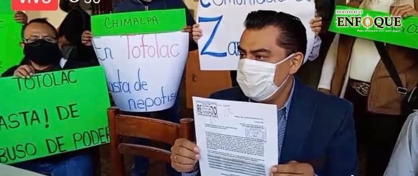 Buscarán juicio político para edil de Totolac