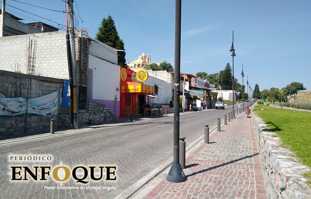 Retiran a 50 ambulantes de la 14 Oriente y Parque Intermunicipal de San Andrés Cholula