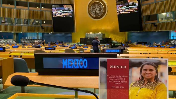 Leticia Bonifaz, mexicana elegida para integrar el Comité de la ONU contra discriminación de género