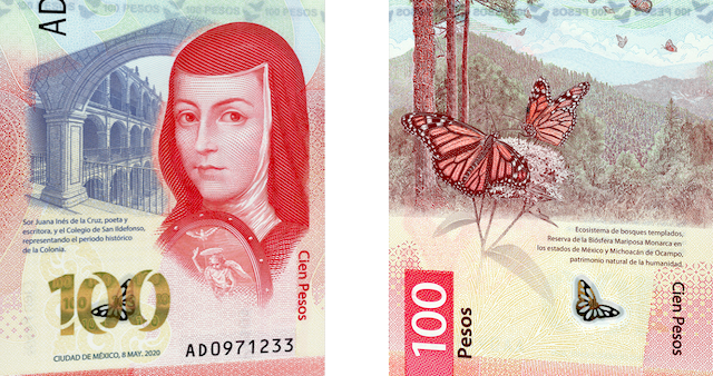 Estas son las características del nuevo billete de 100 pesos