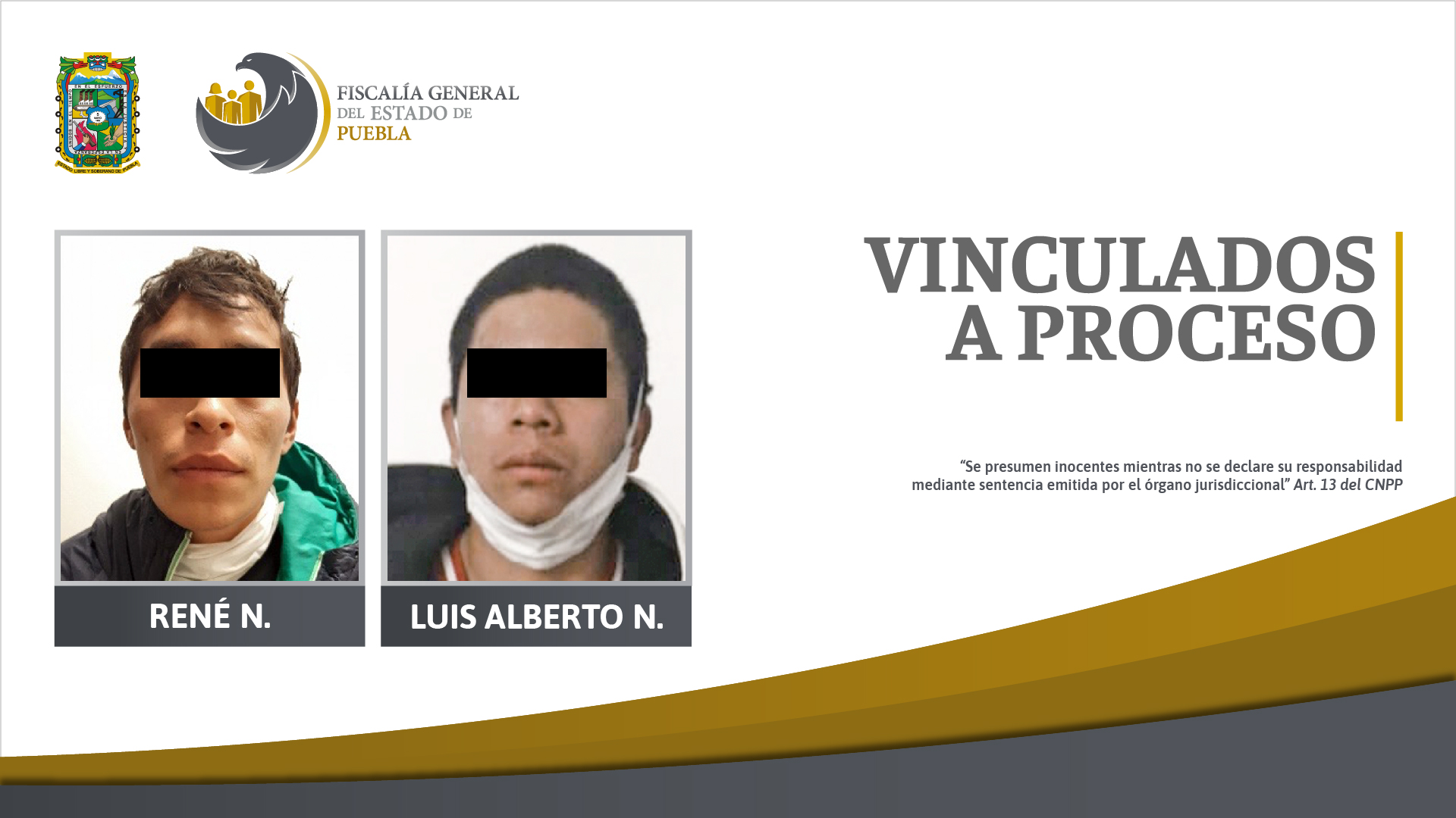 Vinculados a proceso presuntos extorsionadores detenidos