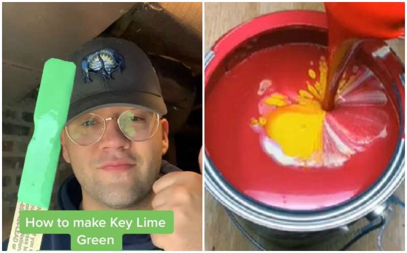 Joven se vuelve viral en por sus videos mezclando pintura; lo despiden de su trabajo