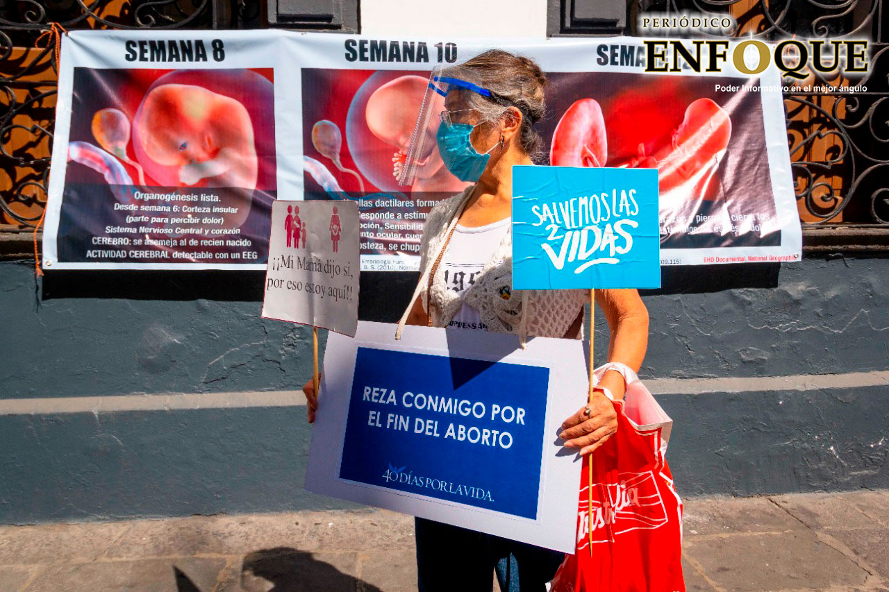 Frente Nacional Por la Familia Puebla inicia jornada contra el aborto